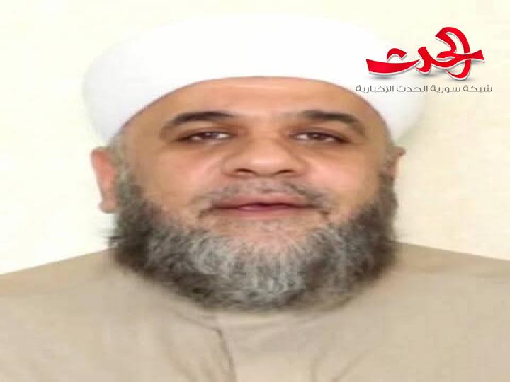 تكليف فضيلة الشيخ سهل جنيد مفتي مؤقت في أوقاف حمص 
