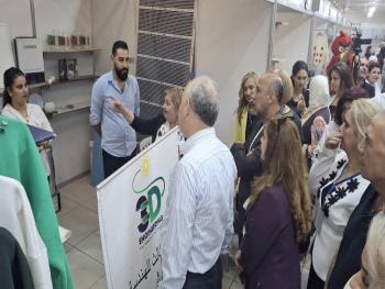 معرض سيدات حمص وحلب يفتتح برعاية رسمية