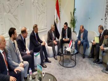 وزير الأشغال العامة والإسكان يبحث مع نظيره ‏المصري سبل تعزيز التعاون بين البلدين