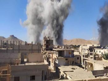 عدوان إسرائيلي يستهدف منطقة سكنية في تدمر