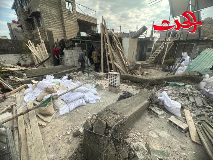 إزالة مخالفات في منطقتي برزة والقنوات بدمشق تمت إشادتها بعد سقوط النظام البائد 