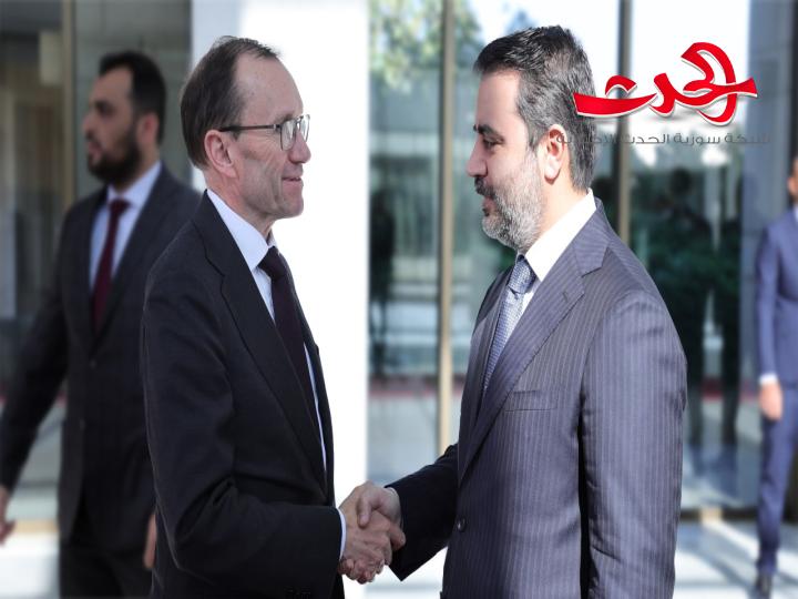القائد أحمد الشرع يلتقي وفداً من مملكة النرويج