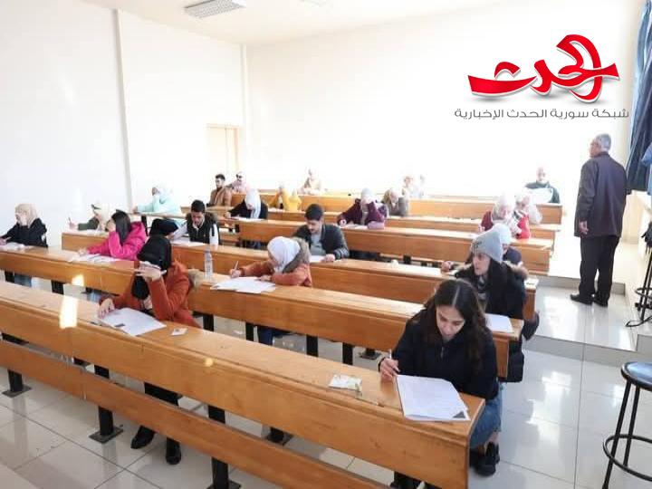 16 ألف طالب يتقدمون لامتحاناتهم في المعاهد التقانية بجامعة دمشق