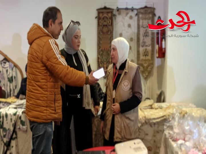 بازار إبداع 22 معروضات متنوعة في سفير حمص