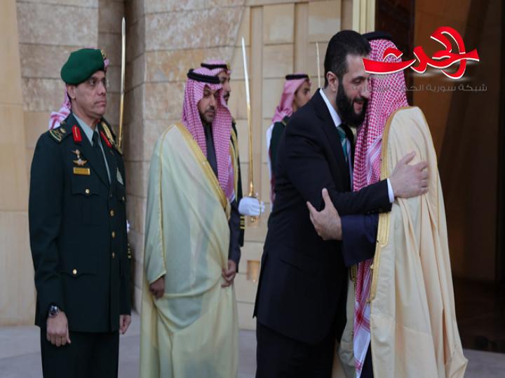 "الرئيس الشرع": لمسنا خلال الاجتماع مع الأمير محمد بن سلمان رغبةً حقيقية لدعم سورية