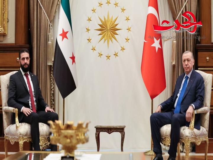الرئيس أردوغان يستقبل الرئيس الشرع