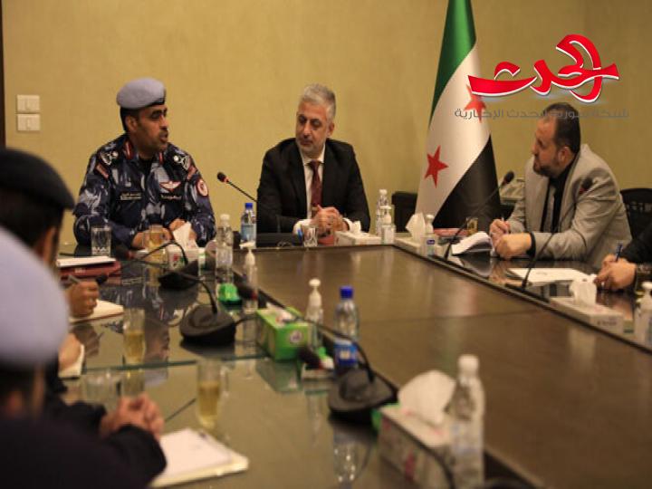 وزير الداخلية يستقبل معاون وزير الداخلية القطري