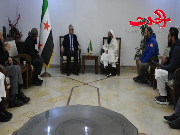 وزير التعليم العالي يبحث مع وفد باكستاني التعاون العلمي المشترك