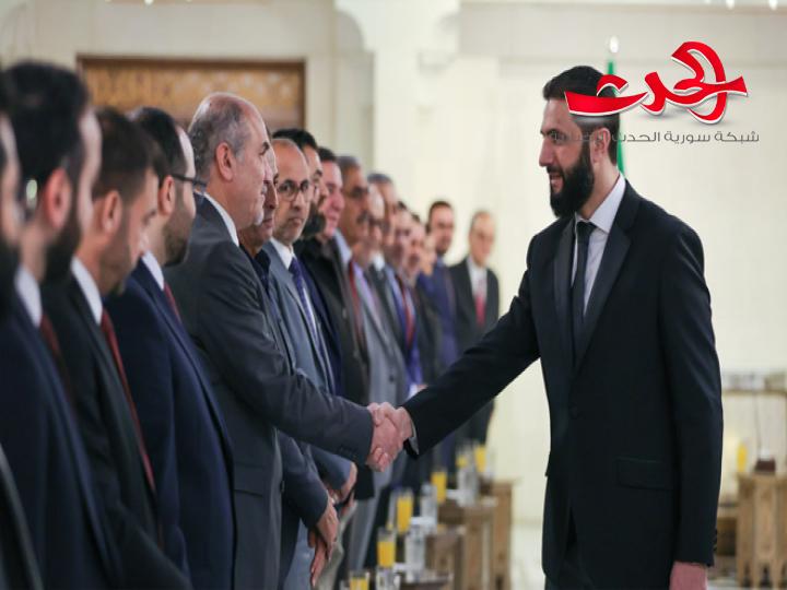 "الرئيس الشرع": يستقبل وفدي هيئة التفاوض والائتلاف للتهنئة بتوليه مهام رئاسة الجمهورية