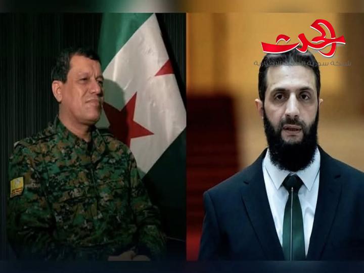 قائد قسد يهنئ الرئيس الشرع بتوليه رئاسة سورية للفترة الانتقالية