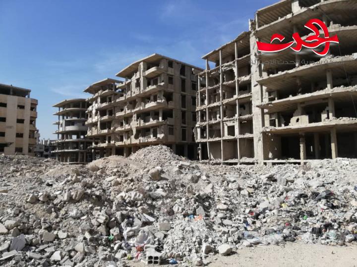 لجنة فنية من الإدارة المحلية تجري جولة على مدينة عين ترما