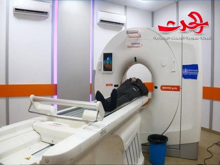 افتتاح قسم الأشعة في مشفى حماة الوطني 