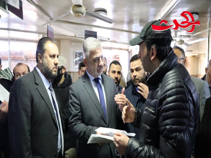 "وزير الداخلية": يزور دائرة الهجرة والجوازات في دمشق