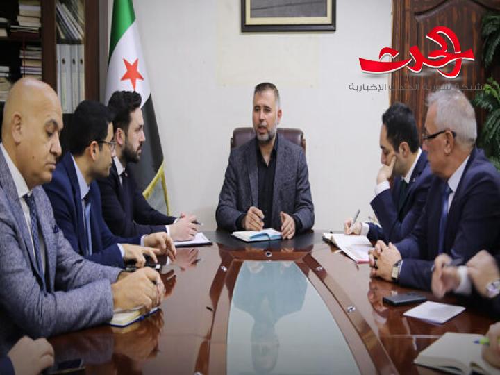 مدير التربية بحلب يناقش مع وفد تركي واقع التعليم في المدينة