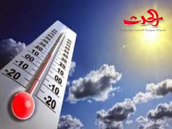 الطقس غداً :الحرارة إلى ارتفاع وأجواء مستقرة ‏