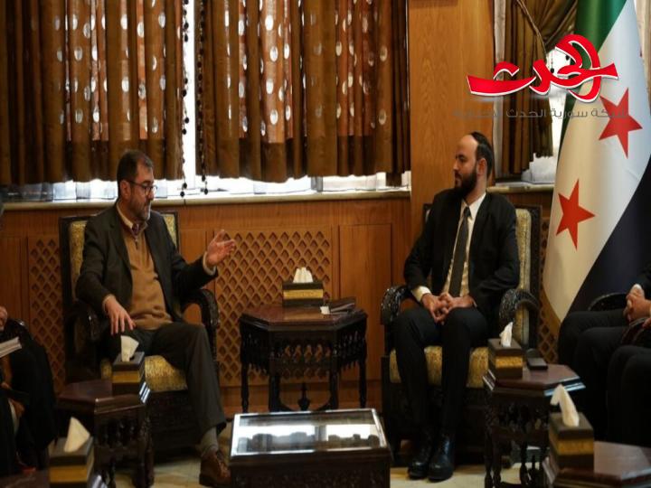 محافظ حلب يبحث مع المبعوث الفرنسي تعزيز التعاون الثنائي