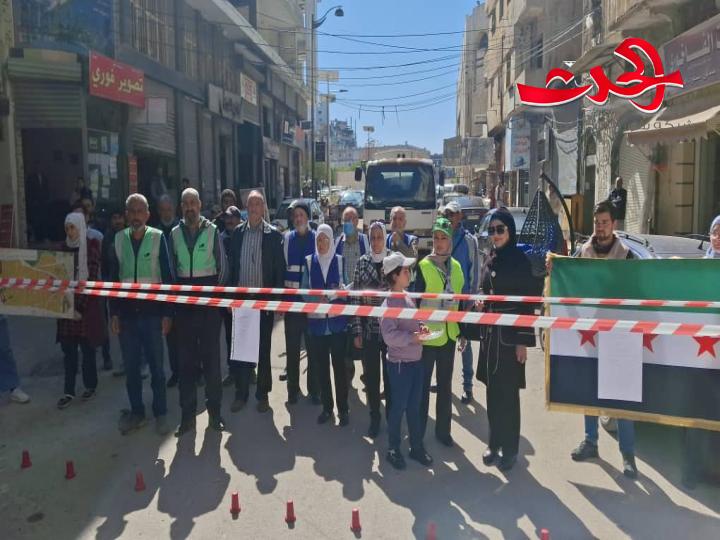مبادرة نظافة لحي جورة الشياح تطلقها مؤسسة مواسم التنموية 