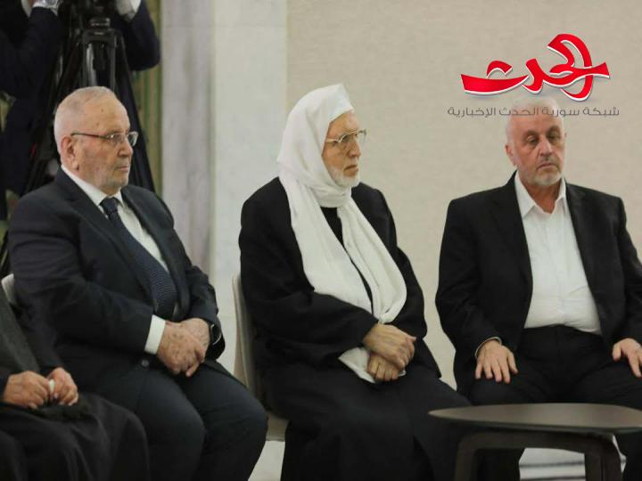 كلمة السيد الرئيس أحمد الشرع في مؤتمر تشكيل مجلس الإفتاء الأعلى 