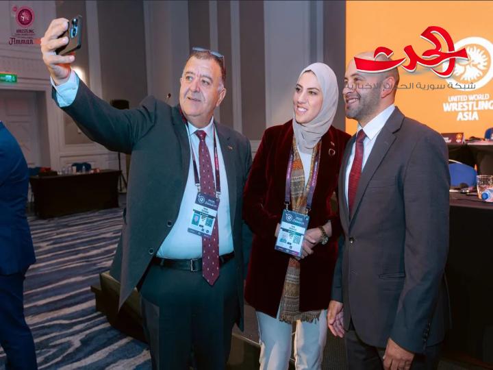 الفلسطينية لانا خضور تقتحم جبهة الاتحاد الاسيوي للمصارعة بجدارة 