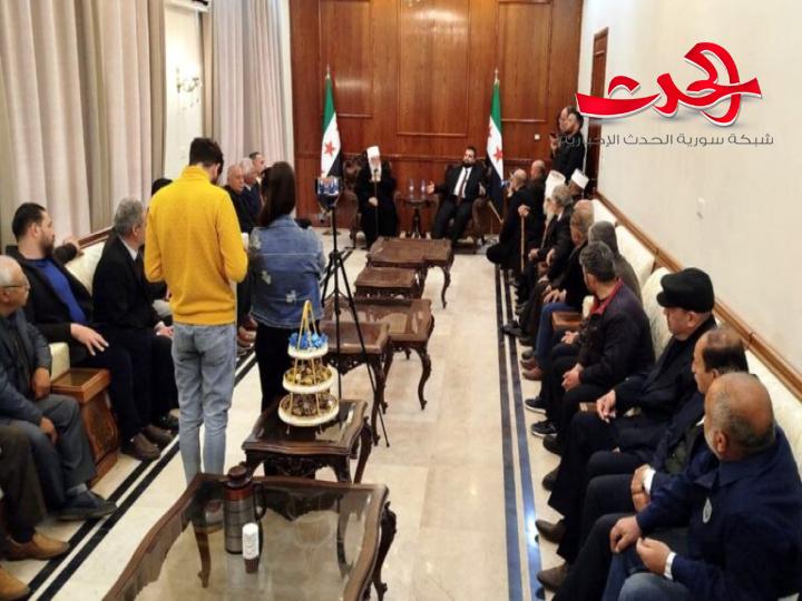 سماحة شيخ العقل حمود الحناوي يزور محافظ السويداء ويهنئه بعيد الفطر المبارك