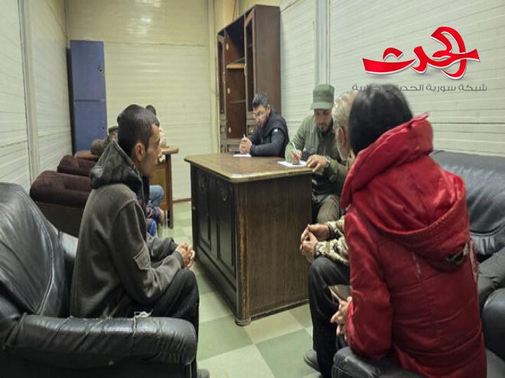 تسجيل بيانات شخصية بدل مفقودة للمدنيين في مطار حميميم
