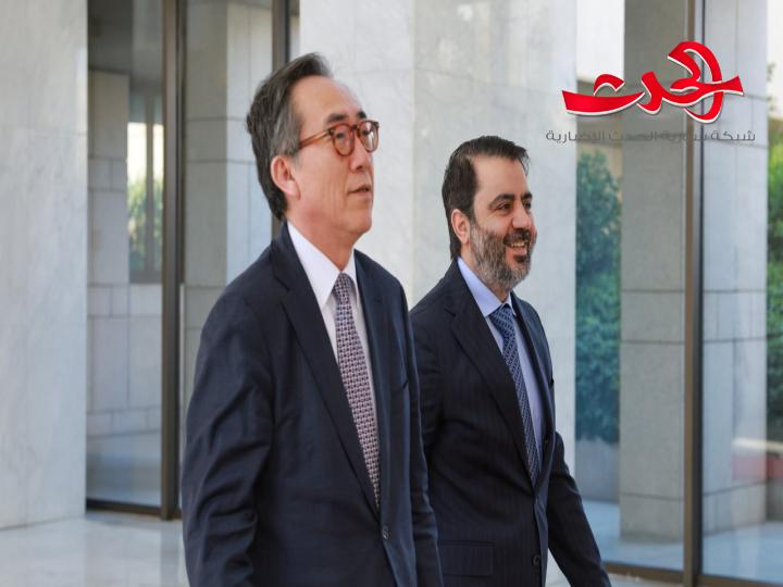 الرئيس الشرع والوزير الشيباني يستقبلان وفداً رفيع المستوى من جمهورية كوريا
