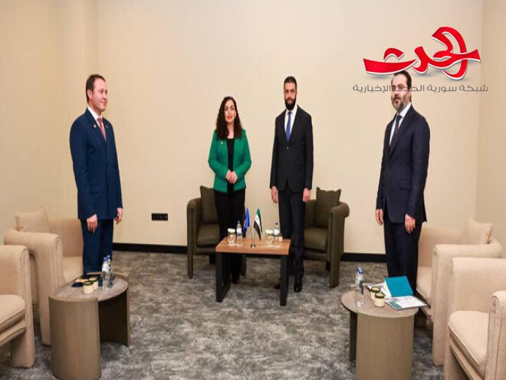 رئيسة كوسوفو: لقائي مع الرئيس الشرع في تركيا كان رائعاً