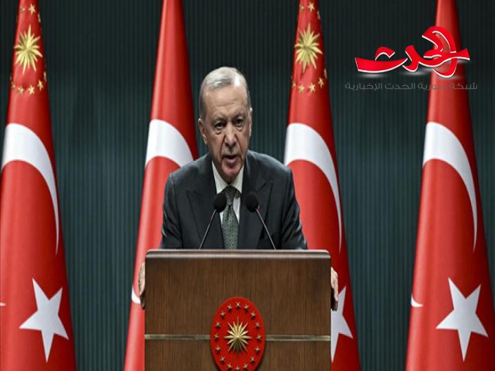 الرئيس التركي يجدد وقوف بلاده إلى جانب سوريا