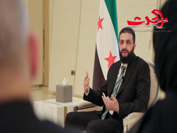 الرئيس الشرع يلتقي مجموعة من الجالية السورية في دولة قطر