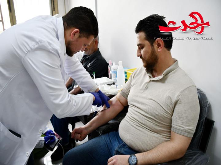 "مديرية صحة حمص": تنظم حملة تطوعية للتبرع بالدم