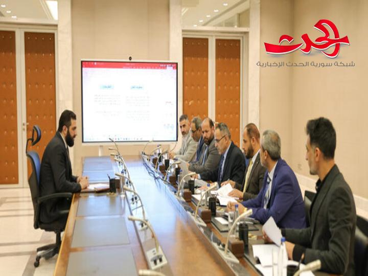 الرئيس الشرع يلتقي وزير الزراعة لمناقشة عمل الوزارة