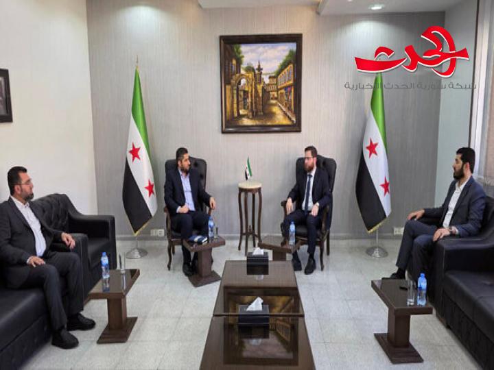 وزير التنمية الإدارية يبحث مع محافظ إدلب رفع كفاءة العمل المؤسساتي ‏في المحافظة