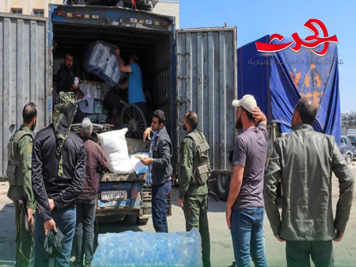 "الضابطة الجمركية": تواصل عملها على أوتوستراد ‏دمشق حلب