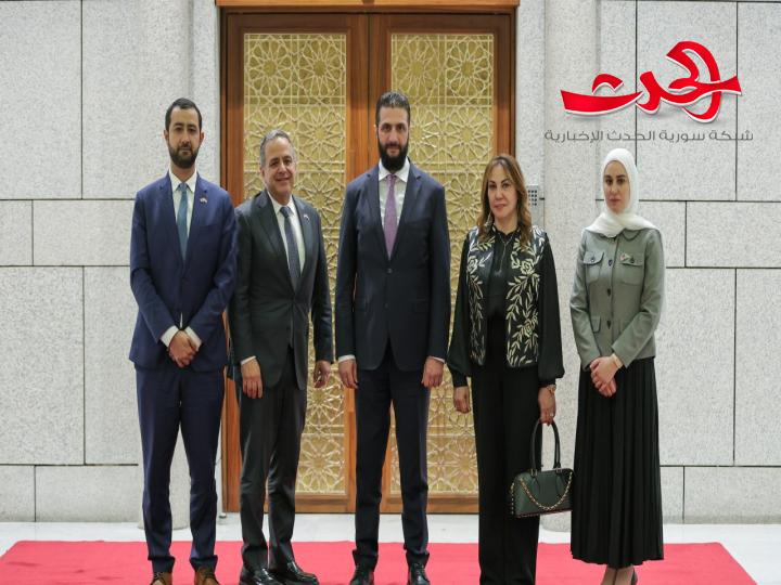 الرئيس الشرع يلتقي وفداً أمريكياً برئاسة رجل الأعمال جونوثان باس