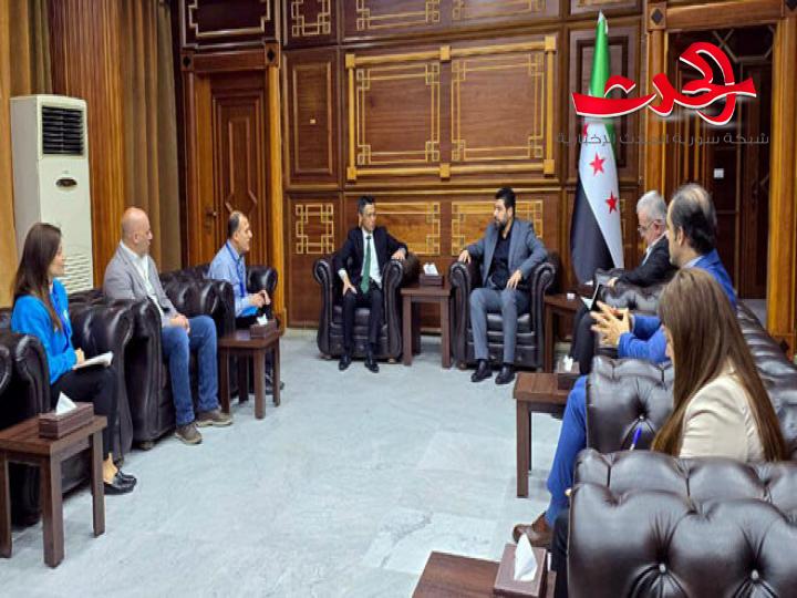 محافظ اللاذقية يبحث مع وفد من اليونيسيف تعزيز التعاون في عدة مجالات