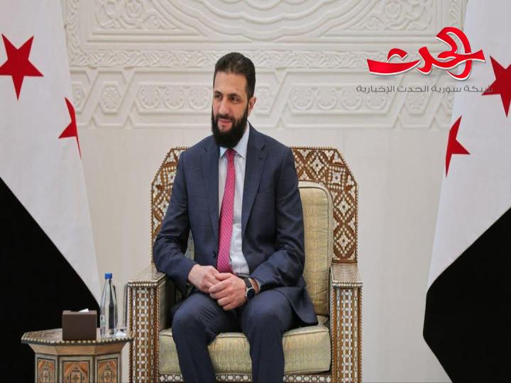الرئيس الشرع يستقبل وفداً من دولة أذربيجان برئاسة نائب رئيس مجلس الوزراء الأذربيجاني