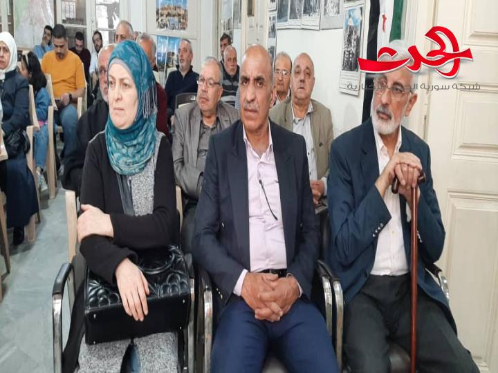 ثقافةُ التطوّع بين الماضي والحاضر .. محاضرة في الجمعية التاريخية السوريّة في حمص