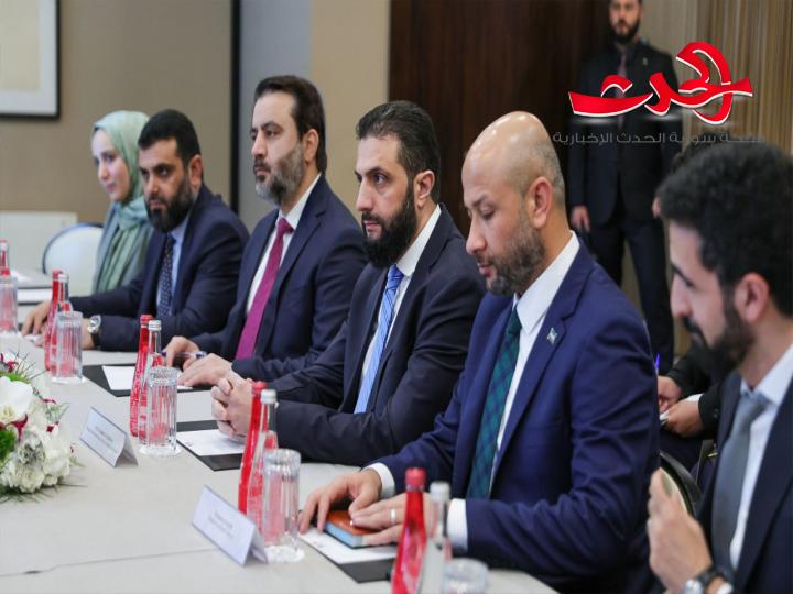 الرئيس الشرع يلتقي وزير الدولة الفرنسي في باريس