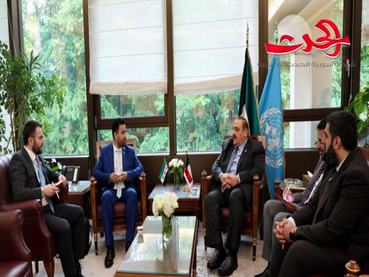 مباحثات سورية كويتية لتعزيز التعاون في مجال القطاع الصحي