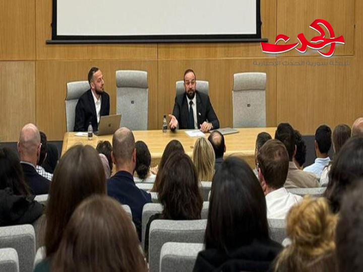 وزير الإعلام يلقي محاضرة في جامعة أوكسفورد حول تحديات الإعلام في سورية