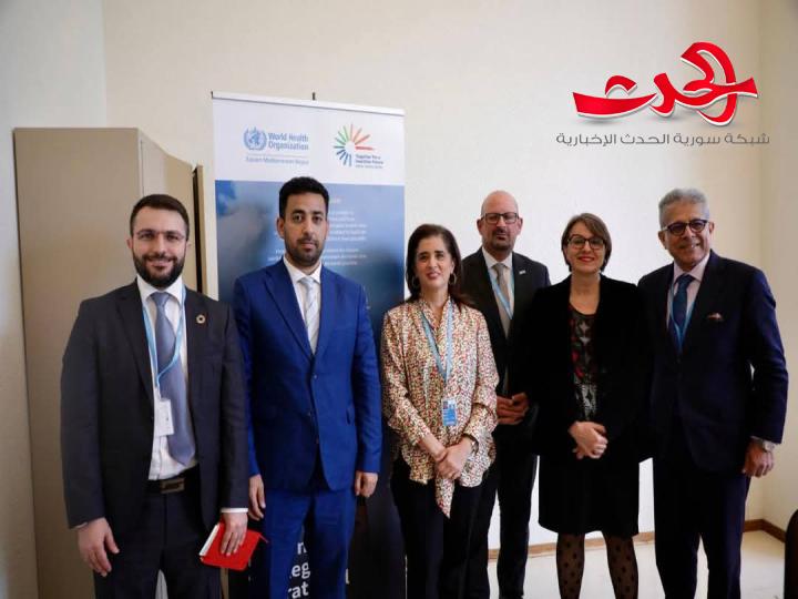 وزير الصحة السوري يبحث مع نظيرته الإلمانية سبل دعم القطاع الصحي  
