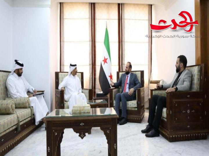 وزير الإعلام يبحث مع القائم بأعمال السفارة القطرية تعزيز التعاون الإعلامي بين البلدين