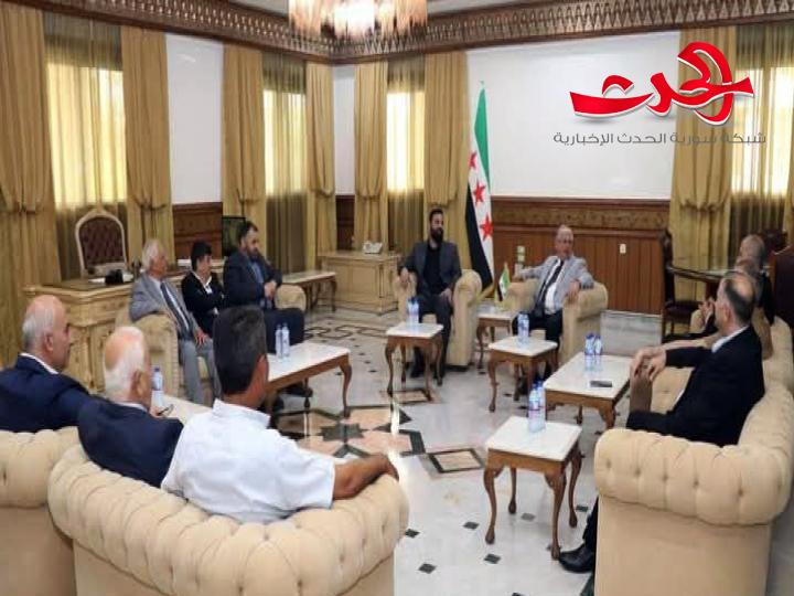 محافظ طرطوس يلتقي رئيس وأعضاء غرفة تجارة وصناعة طرطوس