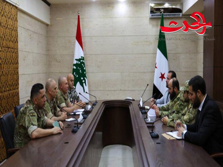 رئيس هيئة الأركان العامة يستقبل وفداً عسكرياً وأمنياً لبنانياً