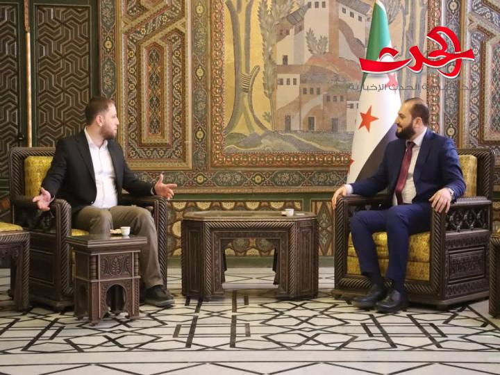 محافِظا دمشق وحماة يبحثان تعزيز التعاون المشترك وتبادل الخبرات الخدمية