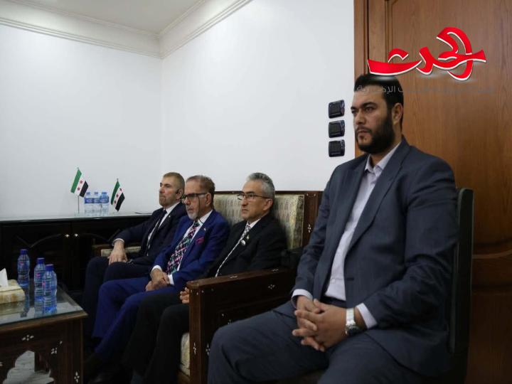وزير الإعلام يلتقي وفداً من أبناء الجالية السورية في استراليا