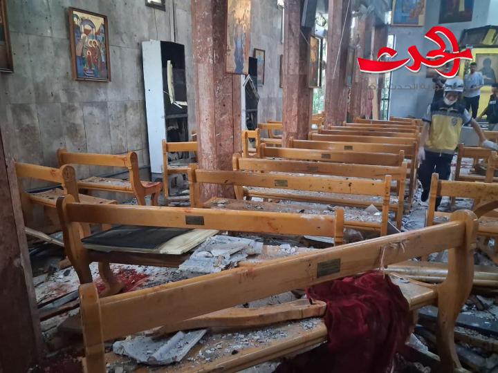 "مفتي سوريا": يدين الهجوم الإرهابي على كنيسة مار إلياس بدمشق