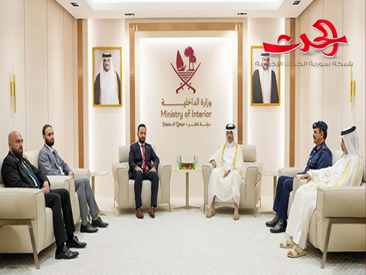 سوريا وقطر تبحثان التعاون الأمني بين البلدين