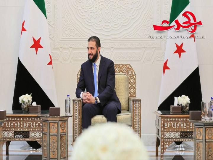 الرئيس الشرع يستقبل وفد رجال أعمال سعودياً لتعزيز التعاون الاقتصادي