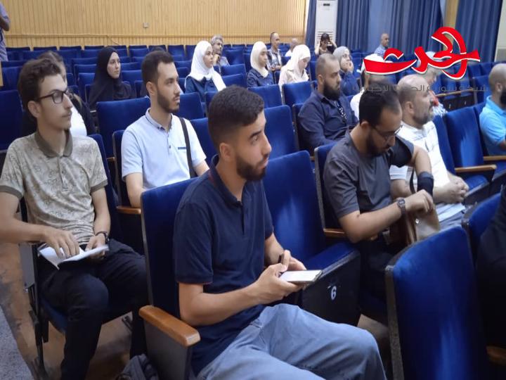 محاضرة" بعنوان دور المثقف في بناء المجتمع والدولة" في ثقافي حمص 